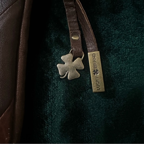 Brown Patchwork Leather Tote Bag - Picture 3 of 13